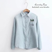 baru Blouse Loocly Top Blus Baju Kerja Atasan Wanita Muslim Casual