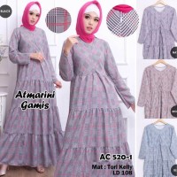 Atmarini Gamis Jumbo Baju Muslimah Bigsize Dress Muslim Big Size
