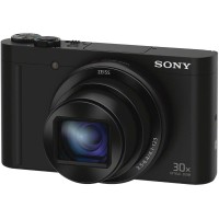 Sony Kamera WX500 dengan 30x Optical Zoom DSC-WX500 warna Hitam