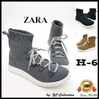 ZARA sepatu wanita Sol 3cm. Tinggi Boots 13cm Murah
