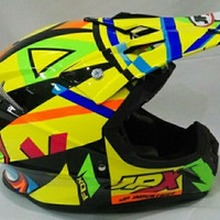 Helm cross JPX Fox 1 Glossy Yellow