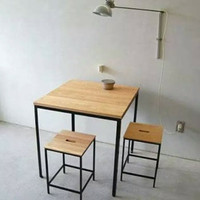Meja Cafe set dengan kursi nya untuk rumah makan dan Coffe Shop