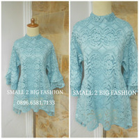 Blouse brokat lebaran / atasan kebaya pesta muslim / kebaya brukat