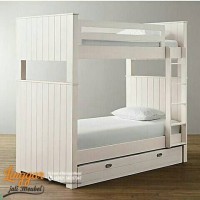 PROMO Tempat tidur tingkat bed susun divan sorong duco ranjang jati 13