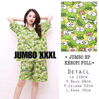 JUMBO HP KEROPI FULL piyama baju tidur wanita hamil busui ukuran besar
