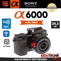 Camera Sony Alpha a6000 Kit Kamera Mirror less Pro mirrorless Wifi NFC