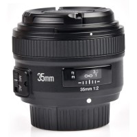 Lensa Wide Nikon YONGNUO 35mm F/2 Lens Wide Angle AF MF