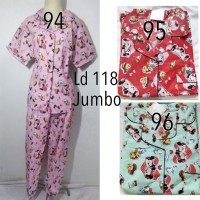 piyama baju tidur dewasa wanita jumbo karakter pajamas katun murah