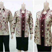 Murah Bgt !!! Sarimbit Batik Kemeja Dan Blouse Kencana Garuda --By
