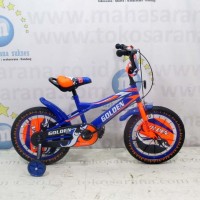 16in Golden Stormy BMX Sepeda Anak 4-7 Tahun Sepeda Anak Laki-Laki