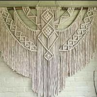 Jual Hiasan Dinding Macrame/Dekorasi Ruang Tamu/Cotton Makrame/Wall Decor Murah
