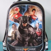murah Tas Sekolah Anak Ransel SD JUSTICE LEAGUE HITAM