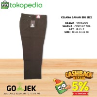 MURAH Celana Bahan Formal Pria Kantor Kerja Big Size 40-48 Jumbo