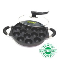 Jual Cetakan Takoyaki Snack Maker 15 Lubang Cekung Murah