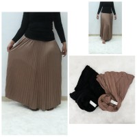 Rok Panjang Kulot Plisket / Rok Lipit / Hijabers / Hijabers Community