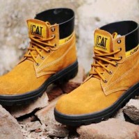 Terlaris Sepatu Pria Boot Sneakers Kets Sport Safety Proyek CAT Cater