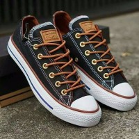 Terlaris Sepatu Converse All Star Chuck Taylor CT Tali Coklat Cowo Ke