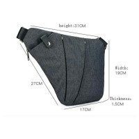 New Tas Selempang Cowok Pria Crossback Sling Bag Not Eiger Anti Maling