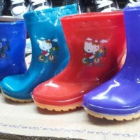 Sepatu Boots Boot Anak Kids Shoes Karet Rubber Jelly Anti Air Murah
