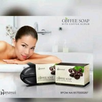 Hanasui Coffee Soap With Coffee Scrub Sabun Mandi Kopi Hanasui Limited