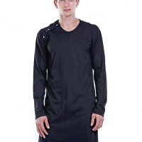 BAJU KOKO KURTA WARNA HITAM KEREN ELEGAN LENGAN PANJANG HRCN ORIGINAL
