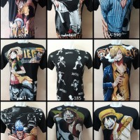 Jual Kaos 3D Anime ( Naruto, One Piece, Conan, Dragon Ball, DLL ) Murah