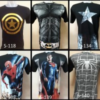 Jual Kaos distro murah keren 3D Full Print Superhero berkualitas Murah