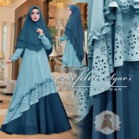 GAMIS CANTIK SYARI REFILIA TOSCA MUDA BAJU HIJABERS MURAH