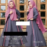 SYARI KIDS MAGDALENA BERGO DUSTY KOTAKO / BAJU MUSLIM ANAK PEREMPUAN