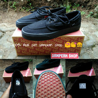 Sepatu Vans Zapato Japato Full Black Original Premium Import