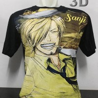 Murah Baju Kaos Distro Anime/kartun SANJI 3D