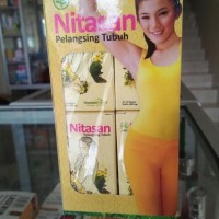 Promo Pelangsing Tubuh Nitasan Paket Isi 4 Botol @12 Kapsul Unik