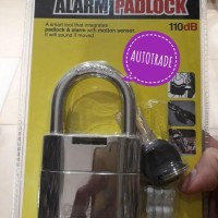 Promo Gembok Alarm Krisbow K205A / Alarm Padlock / Gembok Anti Maling