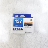 Cartridge Epson T 137 Black Original Tinta Printer K100 K200 K300