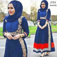 kr Manilla BCA xl gamis syari hijab baju muslim wanita MEVZ20