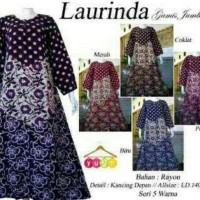 Daster Jumbo Baju Tidur Dewasa Gamis Longdress Batik