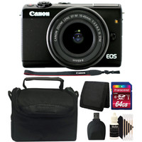 Canon EOS M100 Mirrorless Digital Camera w/ 15-45mm Lens and 64GB Acce