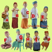 JUAL SET SARUNG INSTAN PECI KOKO | BAJU MUSLIM | BAJU ANAK | BAJU