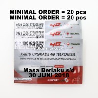 Jual Kartu Perdana Upgrade 4G Telkomsel (Simpati, Loop, Kartu As) Grosir Murah
