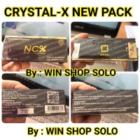 CRYSTAL X / CRYSTAL-X / CRYSTALX NASA ORIGINAL 1000% GARANSI UANG KEMBALI 10X LIPAT