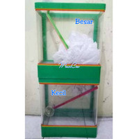 Aquarium Es kelapa /Aquarium es buah /Aquarium acrylic Besar /akuarium