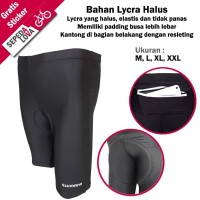 Celana Sepeda Pendek Ketat Shimano Premium Lycra Padding Busa BKS002