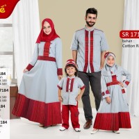 SARIMBIT GAMIS ANAK / BAJU MUSLIM ANAK KEKE GM SR 17184 SIZE 12