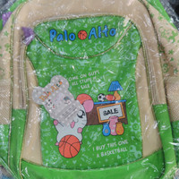 Tas ransel sekolah sd palo alto hijau. Tas anak sekolah alto import