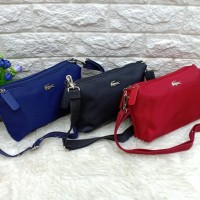 TAS SELEMPANG WANITA LACOSTE SLING NYLON KUALITAS PREMIUM TERBARU M22