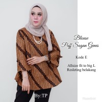 Jual Blouse-blouse sogan-blouse batik-atasan batik wanita-baju batik murah Murah