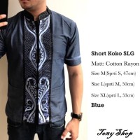 Baju Koko Pendek Pria Cowo Short Koko SLG