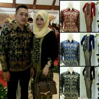 Batik Couple Sarimbit Jumbo Seragam Pesta Baju Muslim Kebaya Kutubaru