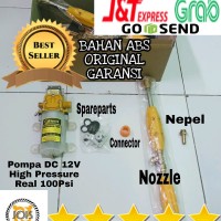 PROMO Paket alat cuci mini portable untuk motor AC mobil atau taman h