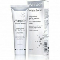 Wardah white secret day cream (17ml) kemasan kecil